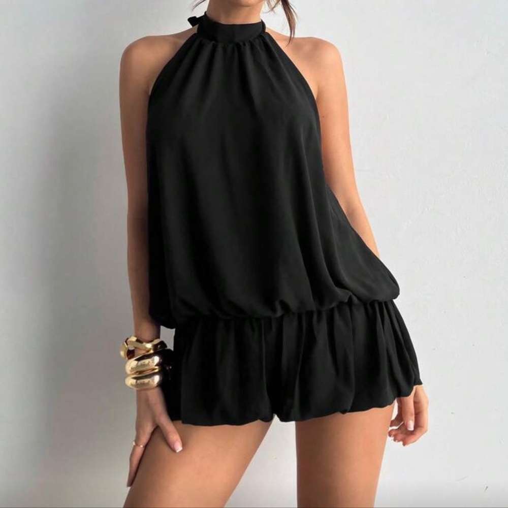Halter Neck Black dress